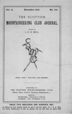 SMCJ Number 126 - Vol 21 - Nov 1938 cover